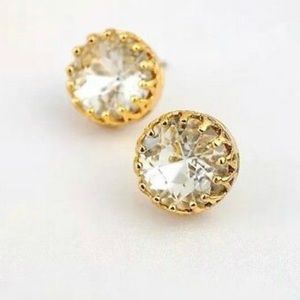Stella & Dot Nancy Crystal Stud Earrings